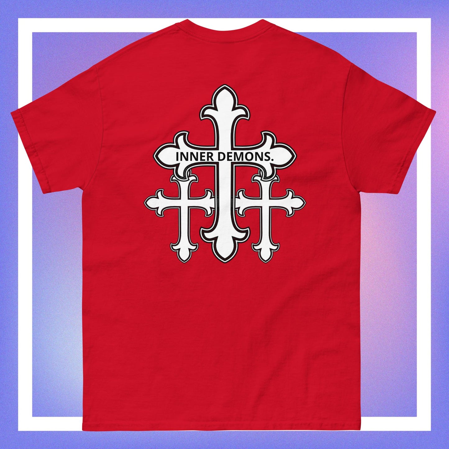 White Cross classic tee
