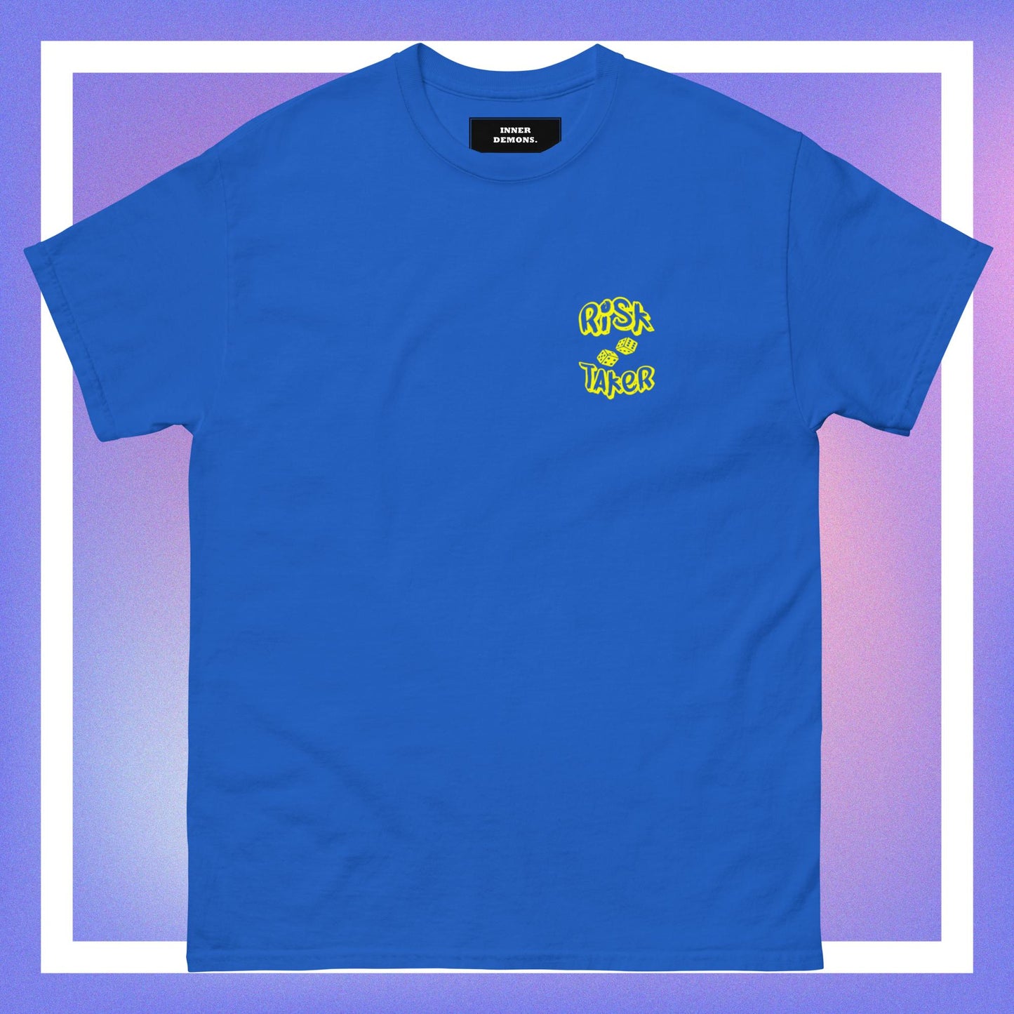 dice risk taker tee