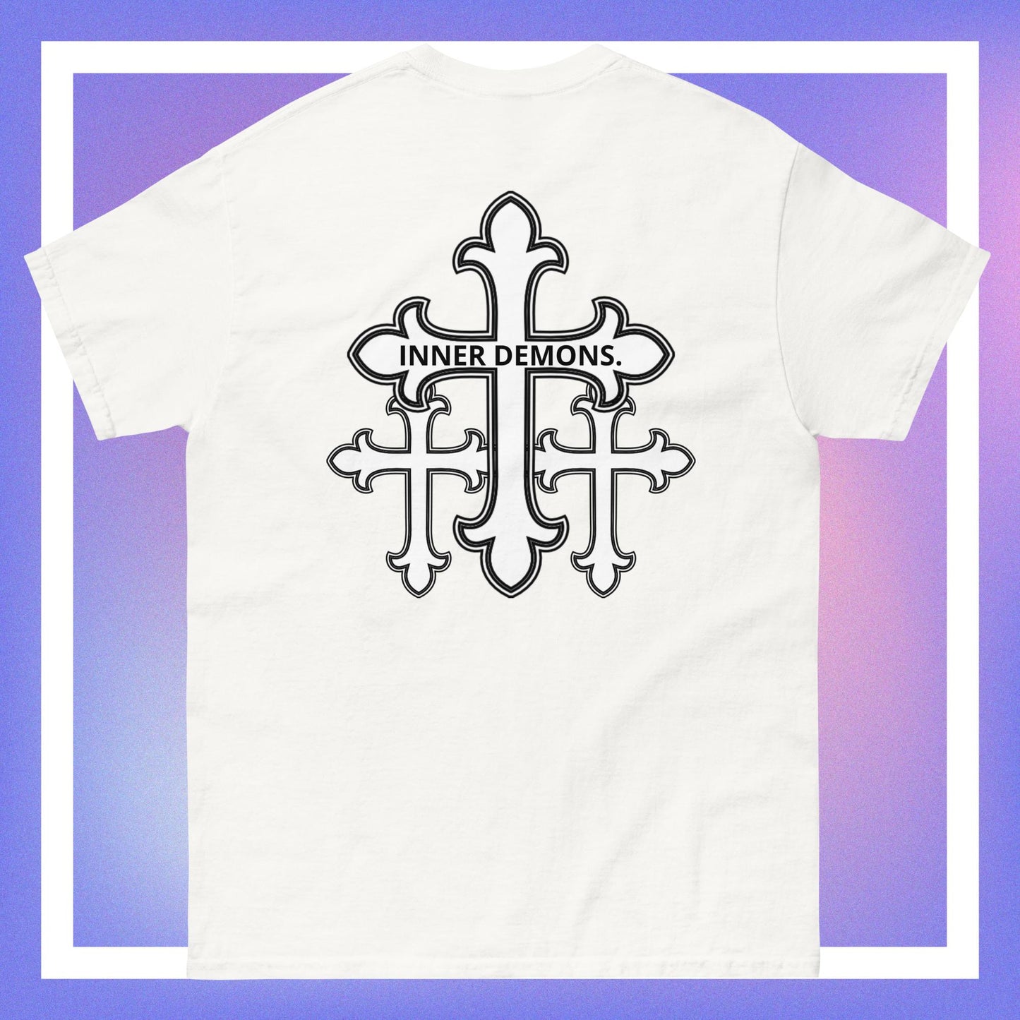 White Cross classic tee