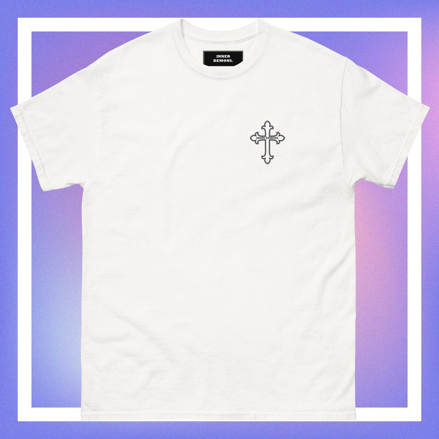White Cross classic tee