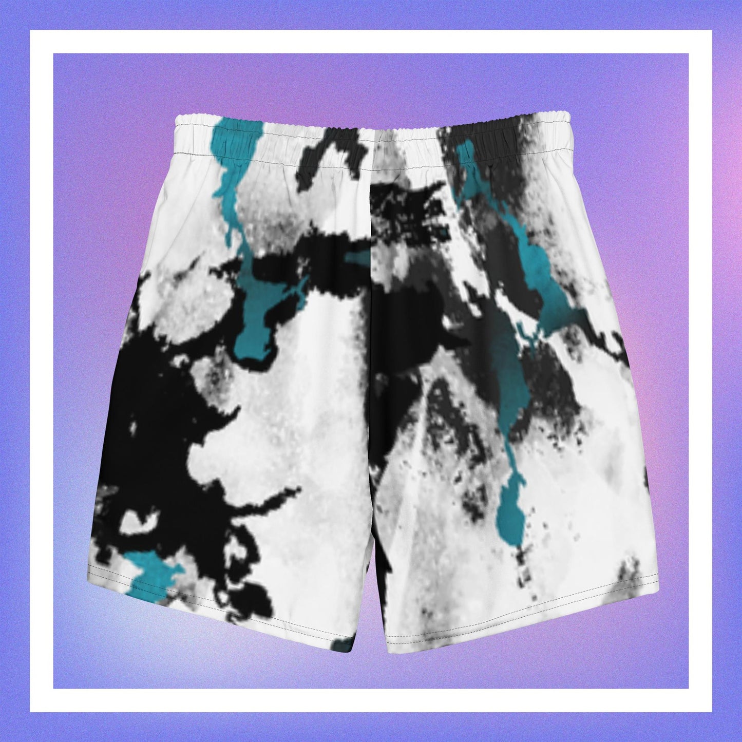 Abstract Swim Trunks