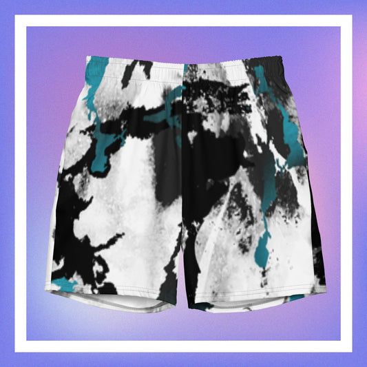 Abstract Swim Trunks