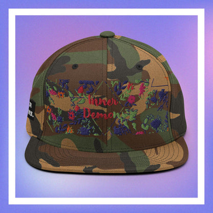 Floral Ecosystem Snapback Hat