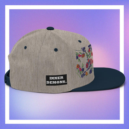Floral Ecosystem Snapback Hat