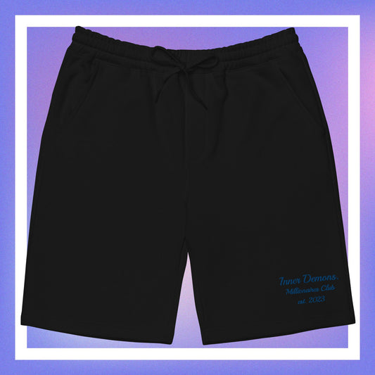 Millionaires Club fleece shorts