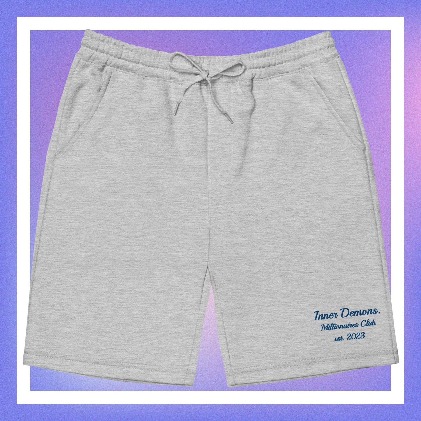 Millionaires Club fleece shorts