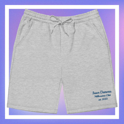 Millionaires Club fleece shorts
