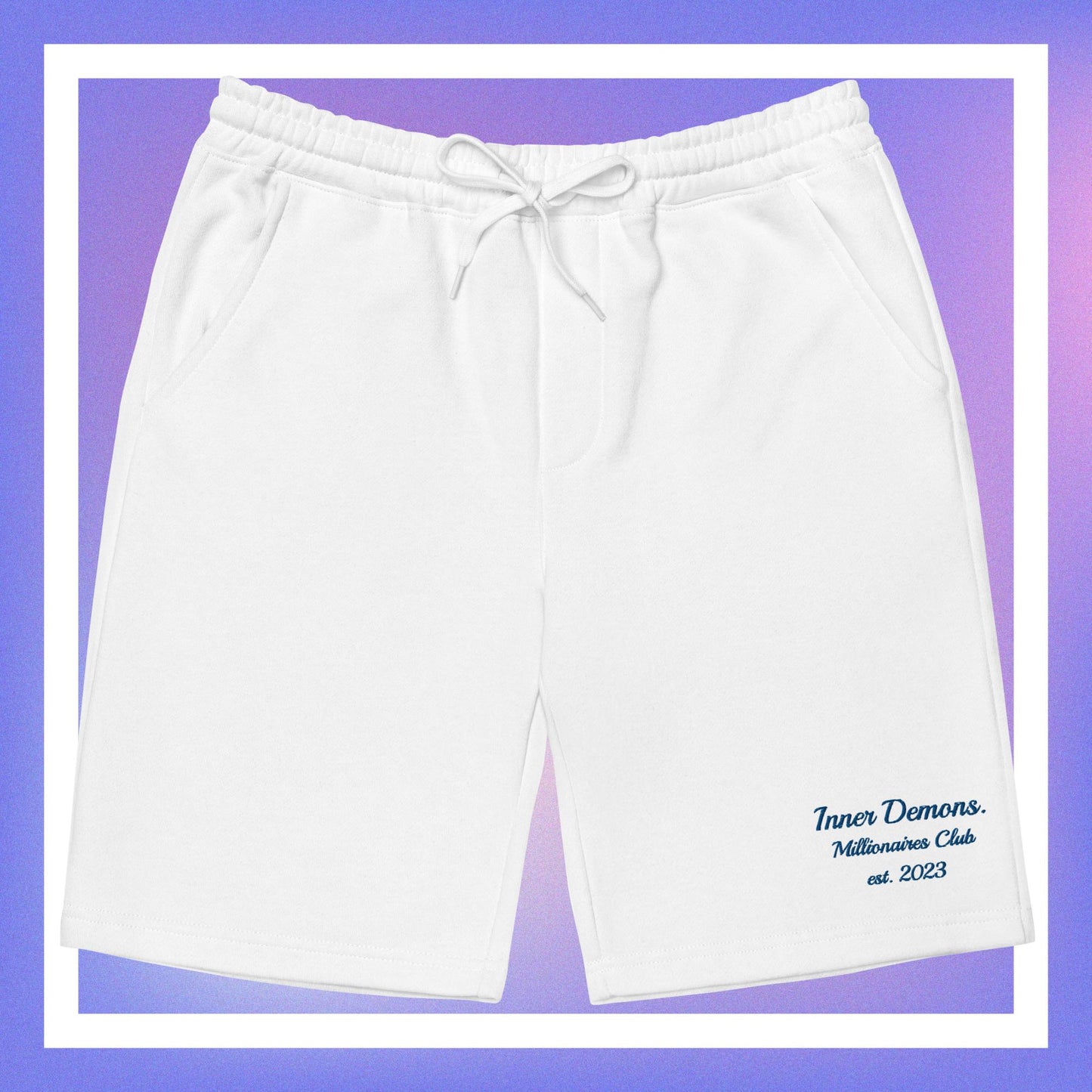 Millionaires Club fleece shorts