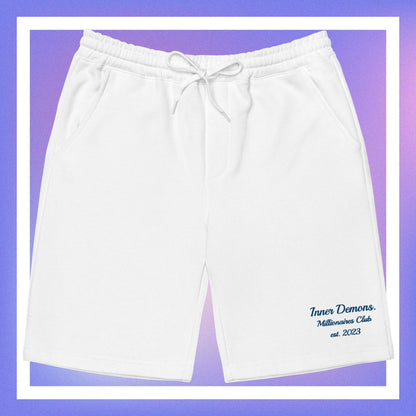 Millionaires Club fleece shorts