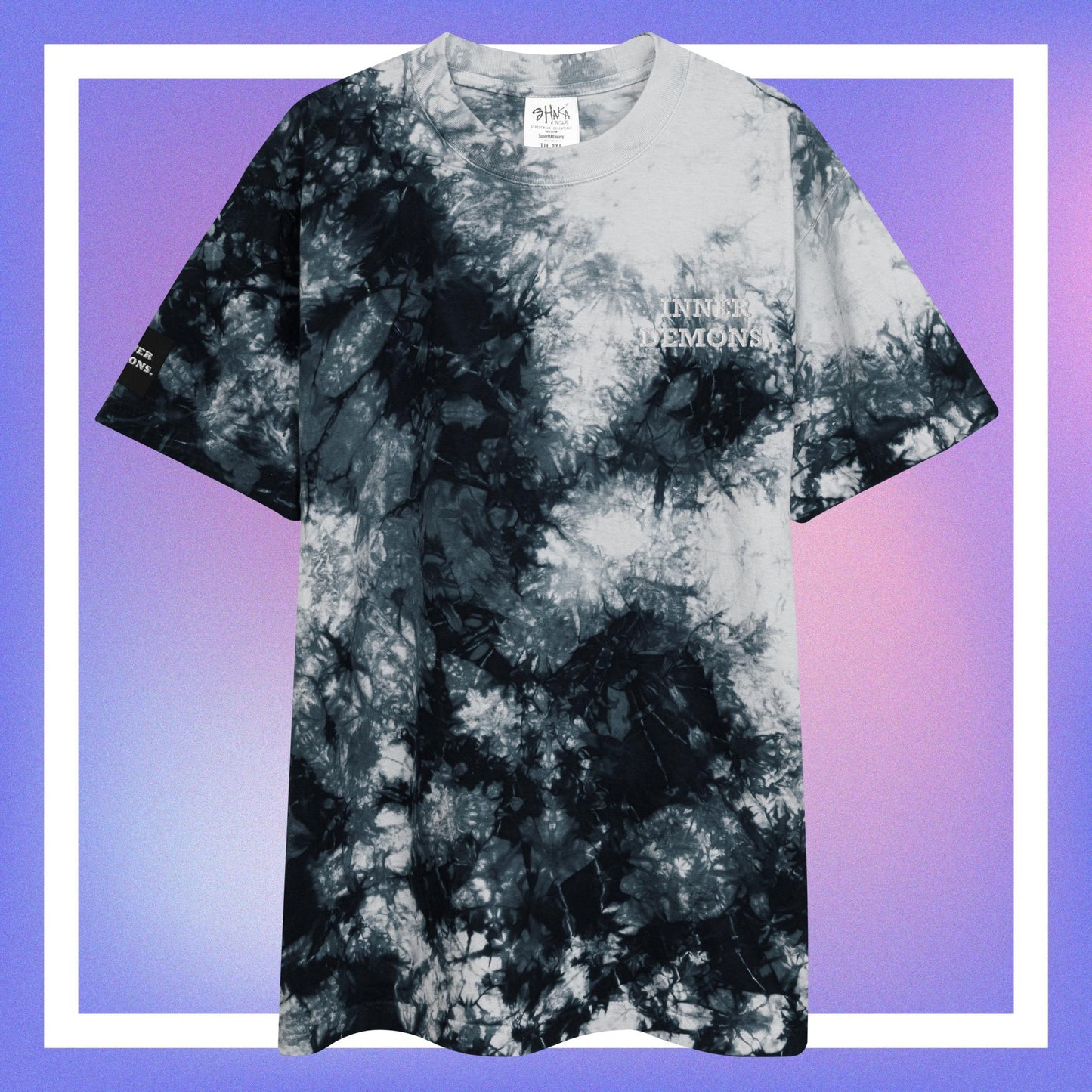 Oversized tie-dye t-shirt