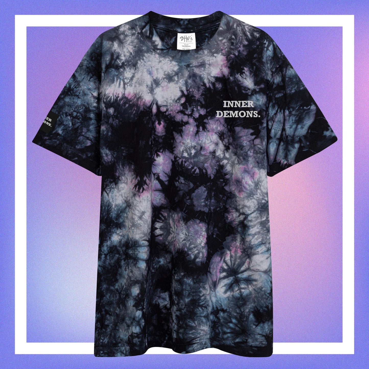 Oversized tie-dye t-shirt
