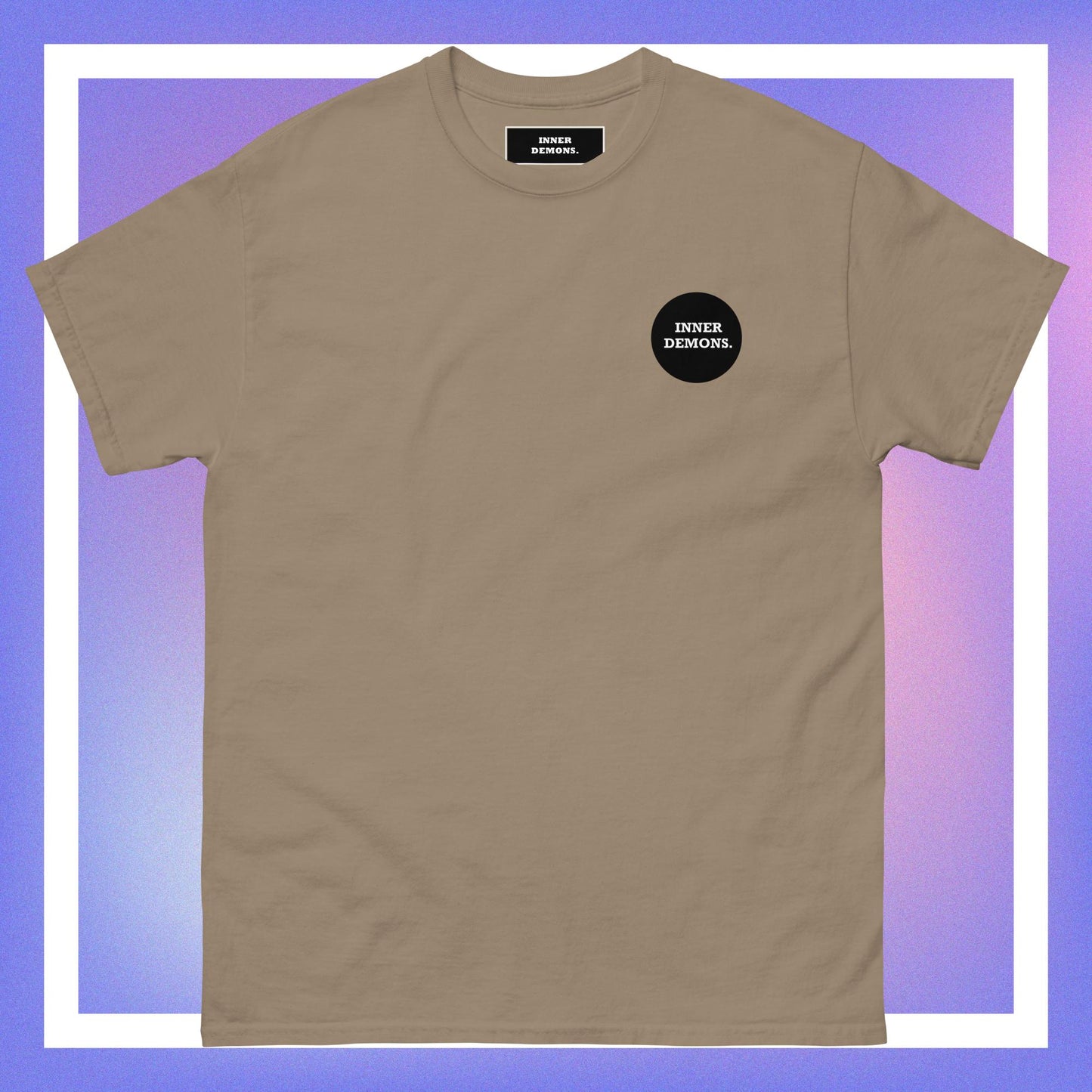 circle logo basic tee