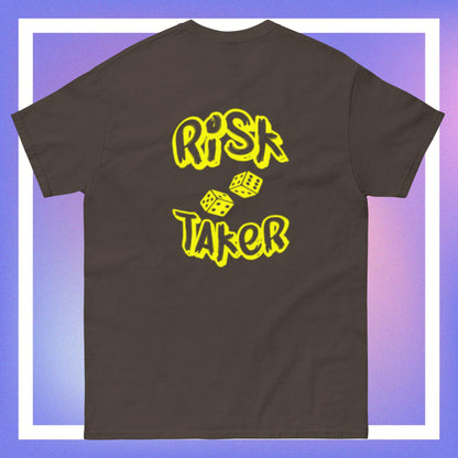 dice risk taker tee