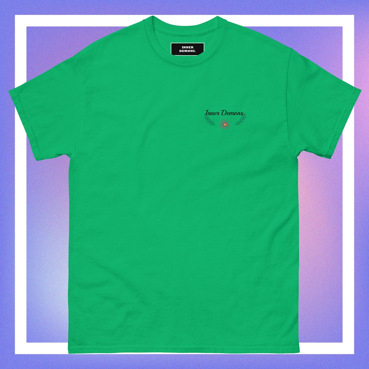 Green Flower tee