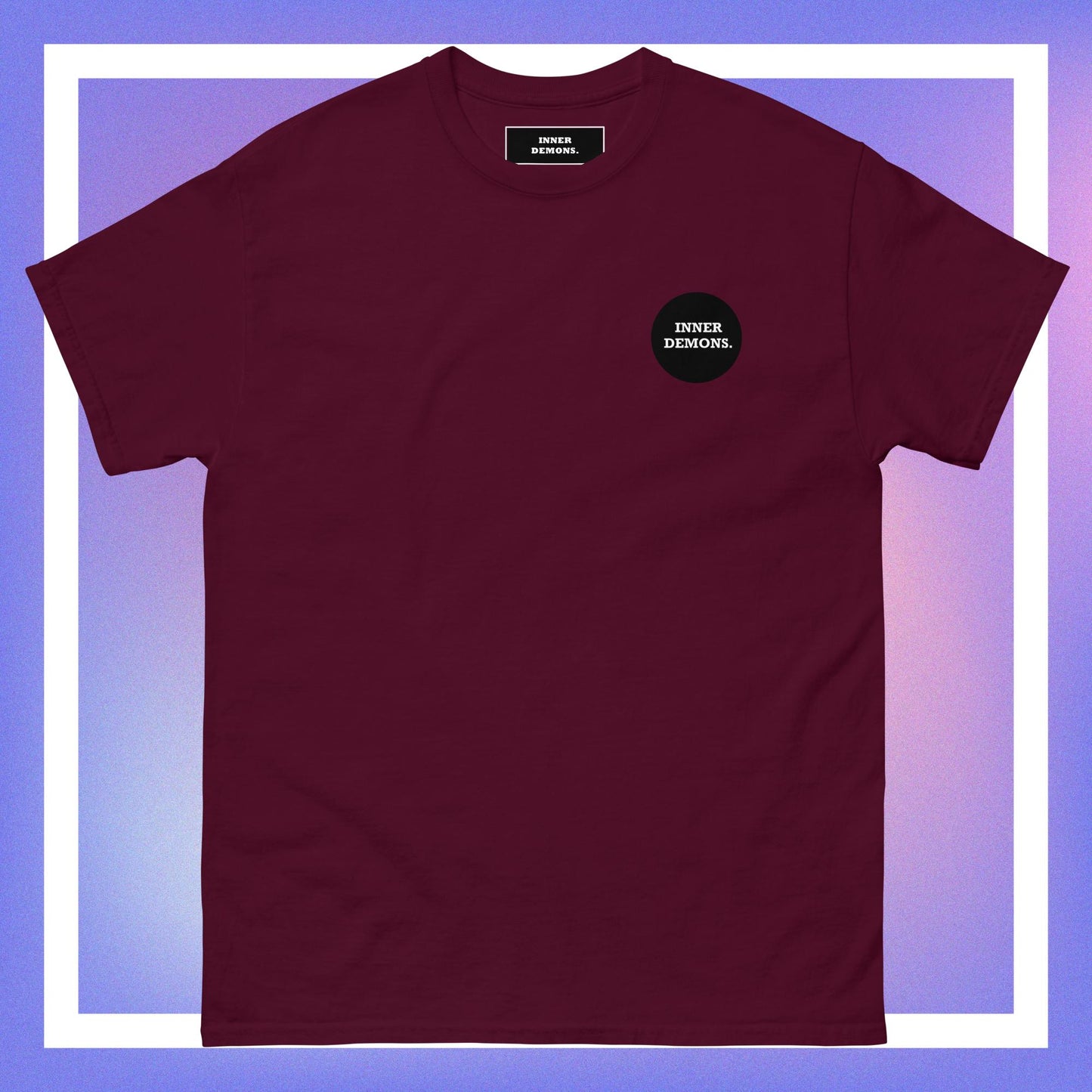 circle logo basic tee