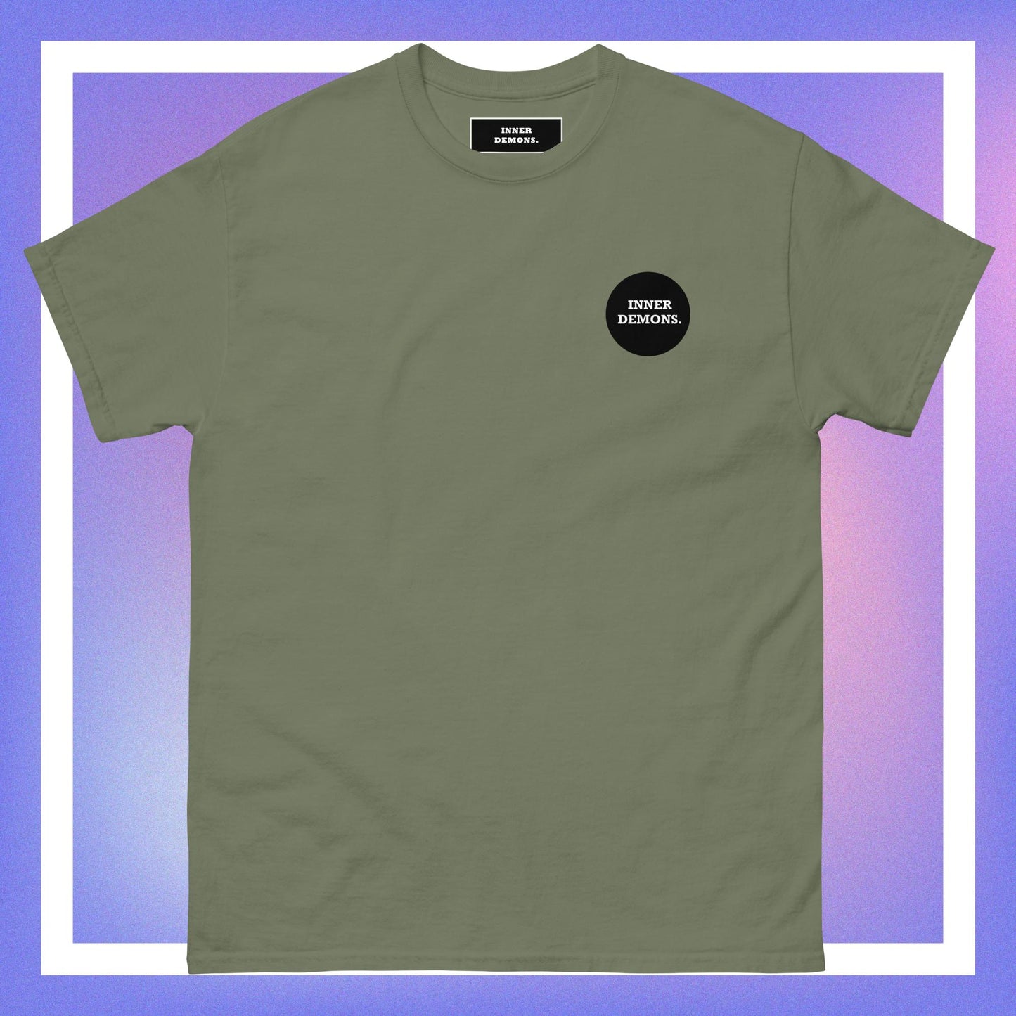 circle logo basic tee