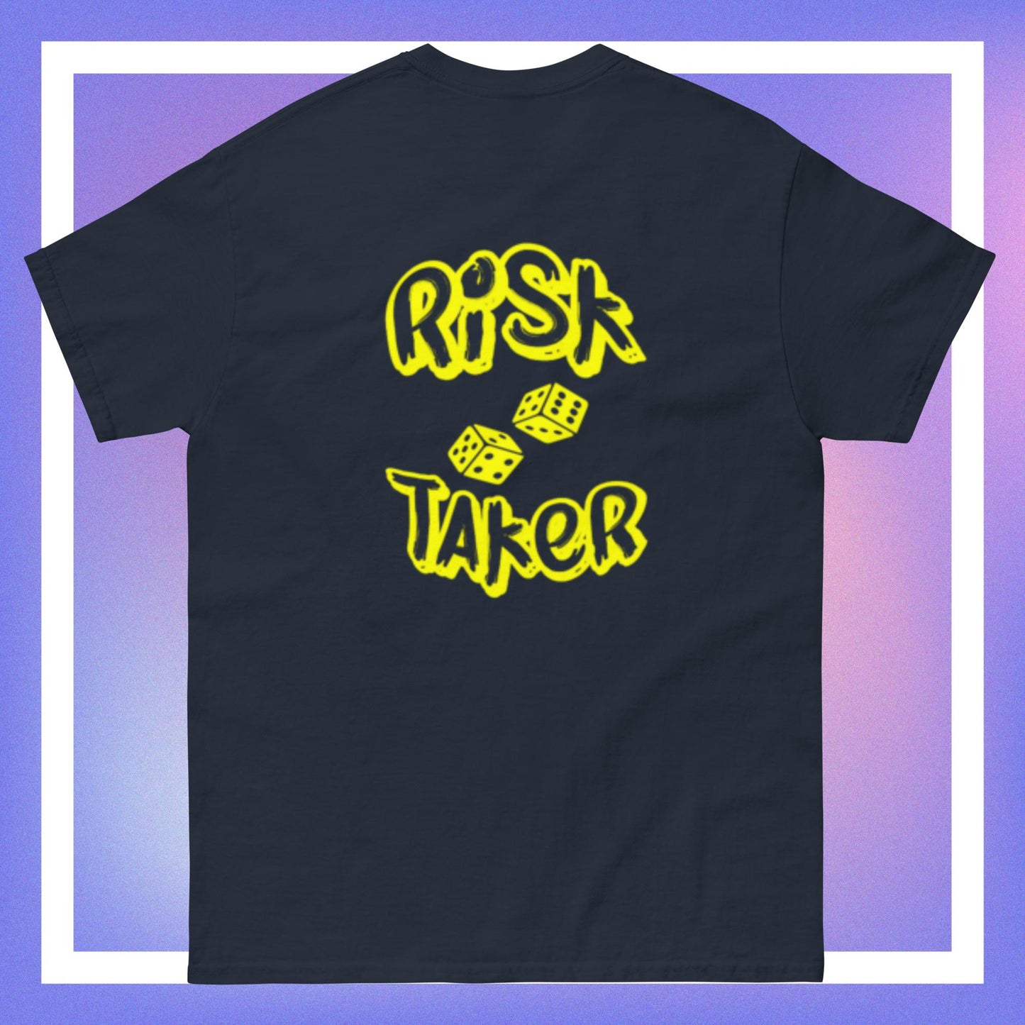 dice risk taker tee