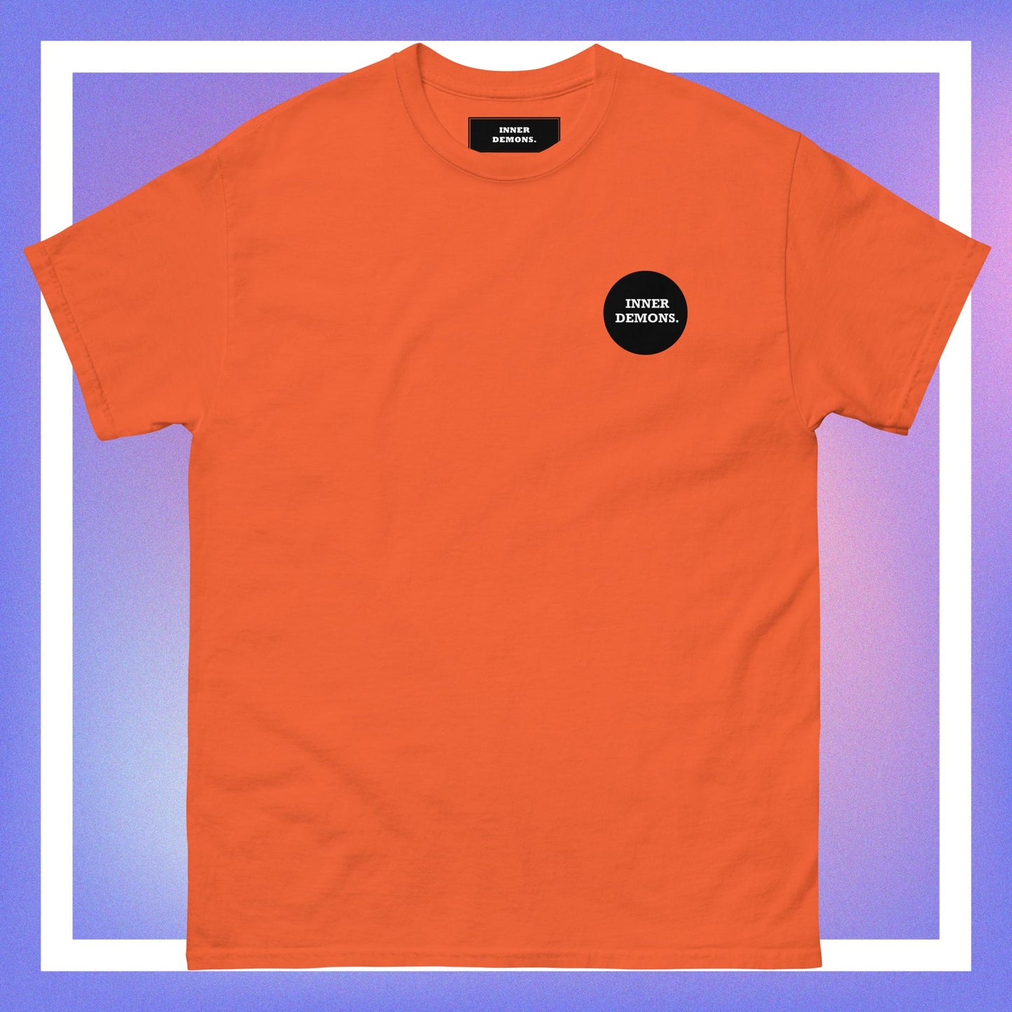 circle logo basic tee