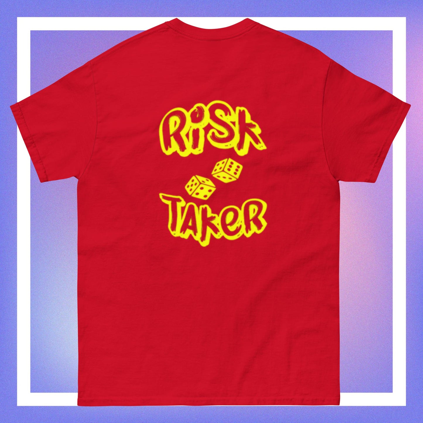 dice risk taker tee