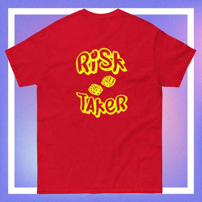 dice risk taker tee
