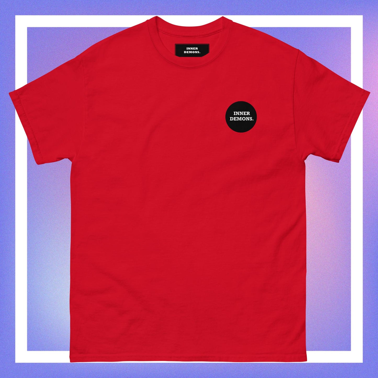 circle logo basic tee