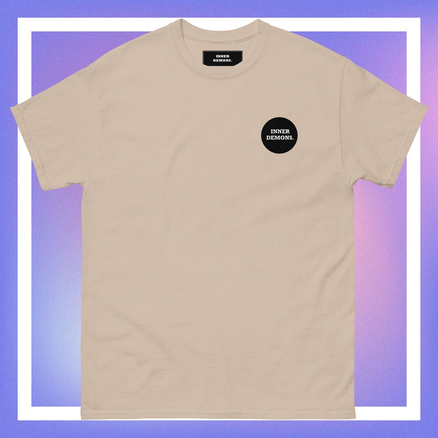 circle logo basic tee