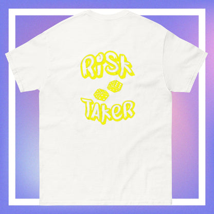 dice risk taker tee