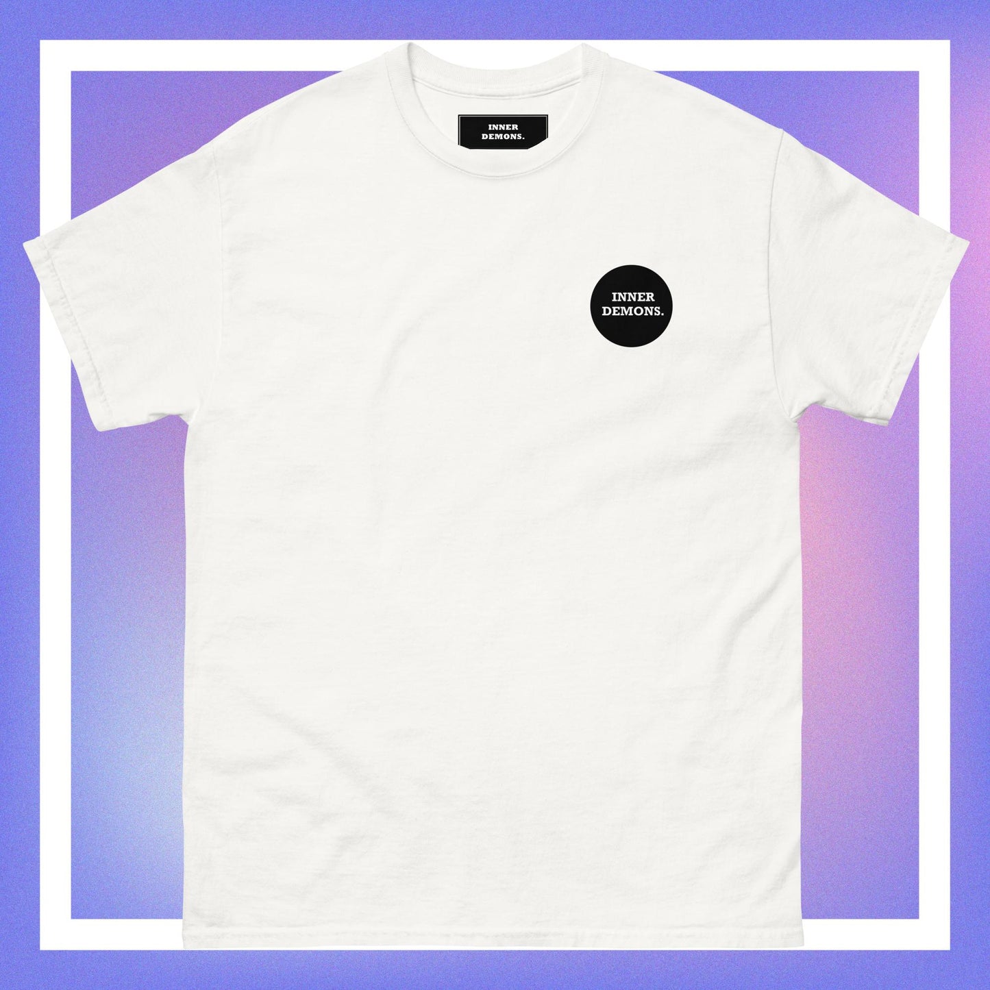 circle logo basic tee