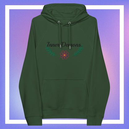 Green Flower Hoodie